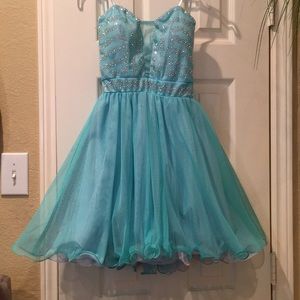Turquoise Party dress